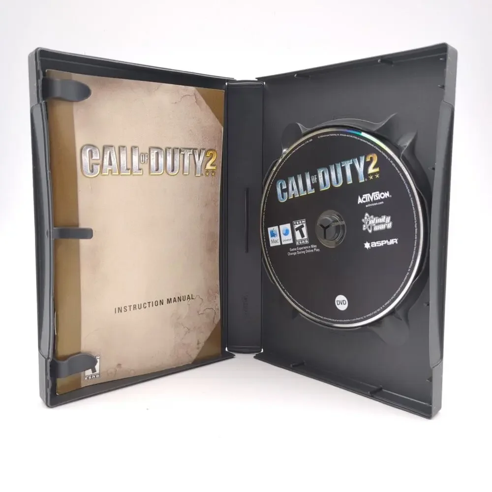 Call of Duty 2 Mac DVD Video Game Multiplayer FPS WWII